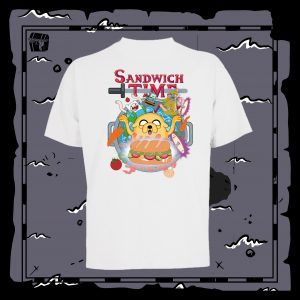 Camiseta Sandwich Adventure Blanca